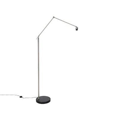 QAZQA Lampadaire moderne en acier orientable - Editeur