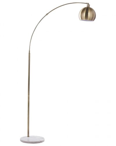 BELIANI Lampadaire Paroo M&eacute;tal Laiton