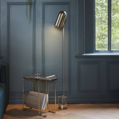 AYTM Lampadaire verre et or Luceo - 