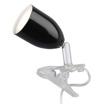 BRILLIANT Lampe &agrave; pince LED moderne LEO, noire