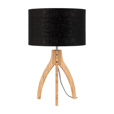 GOOD & MOJO Lampe &agrave; poser Annapurna lin noir - 
