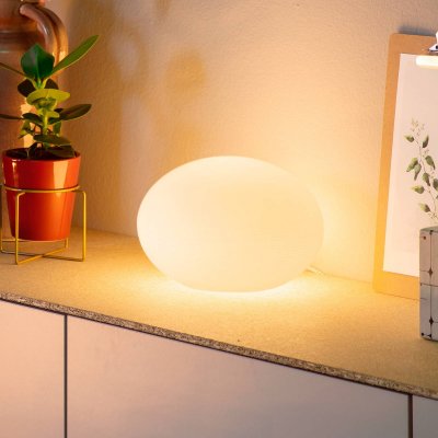 PHILIPS HUE Lampe &agrave; poser connect&eacute;e Flourish White & Color 9.5W blanc 