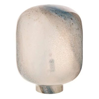 GENERIQUE Lampe &Agrave; Poser En Verre ""bola"" 38cm Bleu & Blanc