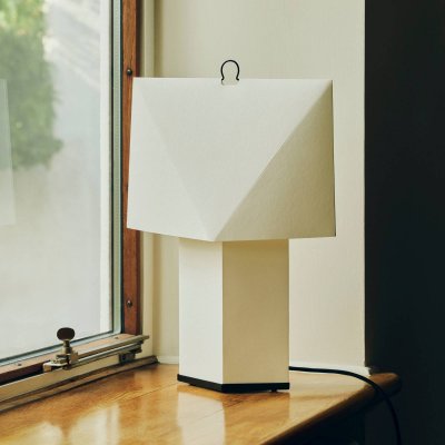 HAY Lampe &agrave; poser  Aplat, hauteur 66 cm, blanc, papier de soie, E27
