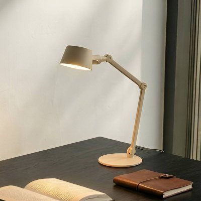 LUCANDE Lampe &agrave; poser  Silka, 93 cm, beige, r&eacute;glable, E27