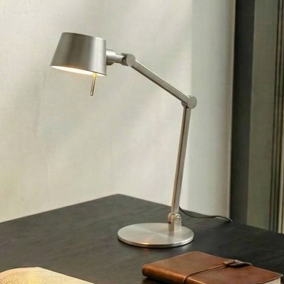 LUCANDE Lampe &agrave; poser  Silka, 93 cm, nickel, r&eacute;glable, E27