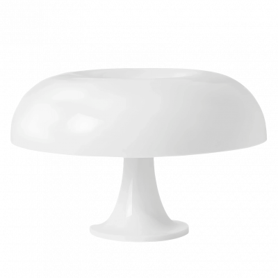 ARTEMIDE Lampe &agrave; poser - NESSO Blanc Diam 54cm x H 34cm R&eacute;sine