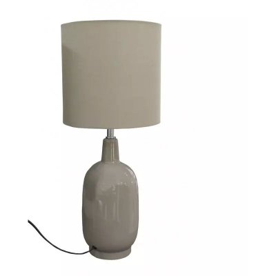 MEUBLETMOI Lampe &agrave; poser VASE c&eacute;ramique design vintage Petit mod&egrave;le - GA&iuml;A