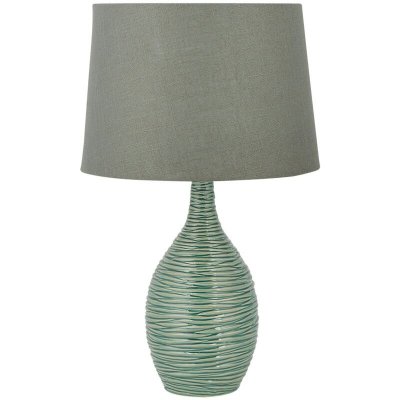 BELIANI Lampe &agrave; poser verte fonc&eacute;e atsas 144017
