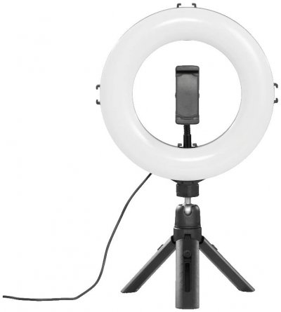 HAMA Lampe annulaire led ""spotlight smart 80 ii"", ensemble pour smartphone
