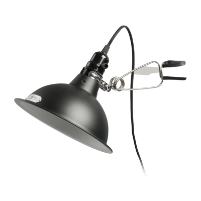 FARO BARCELONA Lampe avec pince en m&eacute;tal noir Pepper - 