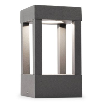FARO BARCELONA Lampe balise gris fonc&eacute; led 5w agra