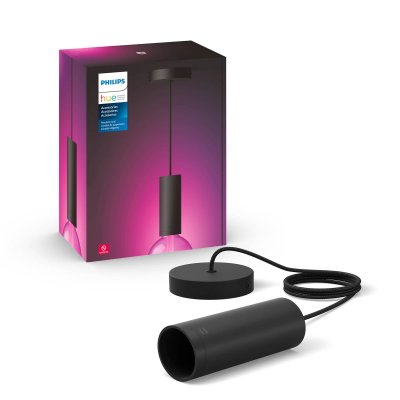 PHILIPS HUE Lampe connect&eacute;e  Cordon deco E27 Noir