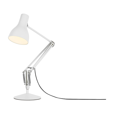 ANGLEPOISE Lampe de bureau en aluminium blanc Type 75 - 