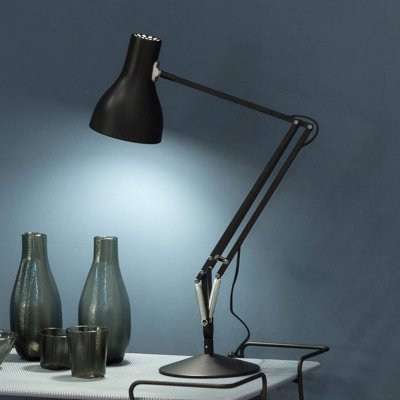 ANGLEPOISE Lampe de bureau en aluminium noir Type 75 - 