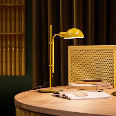 MARSET Lampe de bureau en fer moutarde Funiculi S - 