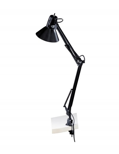 EGLO Lampe de bureau FIRMO 1 ampoule noir brillant