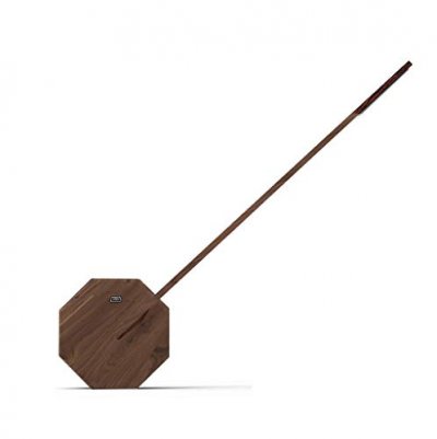 GINGKO Lampe de bureau  Octogone Noyer