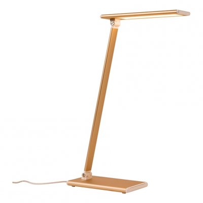 SULION Lampe De Bureau Led 8w R&eacute;glable En Temp&eacute;rature Et Intensit&eacute; De Couleur Or