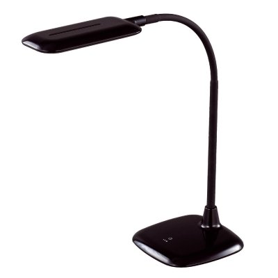ALUMINOR Lampe de bureau LED sur socle MIKA noir 6W Noir 