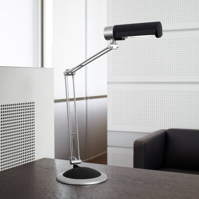 MAUL Lampe de bureau  office 20 W pivotable argent, noir