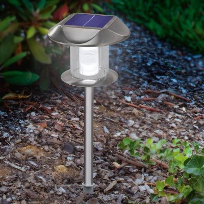 ESOTEC Lampe de jardin solaire  Sunny 102093 LED acier inoxydable