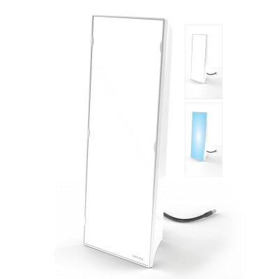 DAYVIA Lampe de luminoth&eacute;rapie  Slim Style 3 W021/03 Blanc 