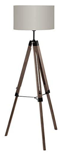 EGLO Lampe de plancher couleur taupe 150 cm  Lantada