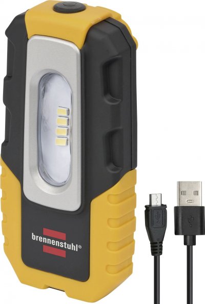 BRENNENSTUHL Lampe de poche basique rechargeable 1176440, 200 lm 