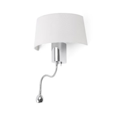 FARO BARCELONA Lampe de table blanche Hotel 1 ampoule