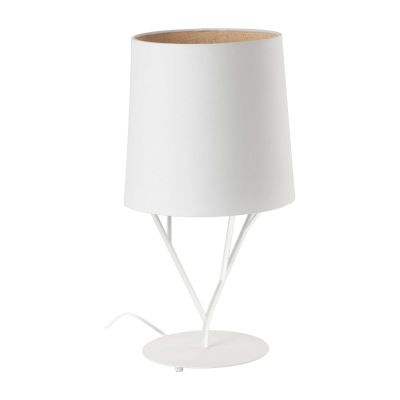 FARO BARCELONA Lampe de table blanche Tree 1 ampoule