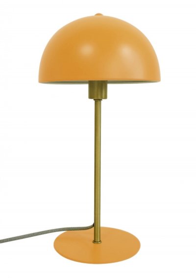 LEITMOTIV Lampe de table BONNET m&eacute;tal jaune 25W Jaune 