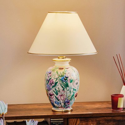 AUSTROLUX Lampe de table classique GIARDINO Or 24 Carats 1 ampoule