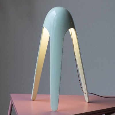 MARTINELLI LUCE Lampe de table Cyborg LED m&eacute;tal bleu - 