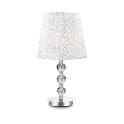 IDEAL LUX Lampe de table design Chrome LE ROY 1 ampoule