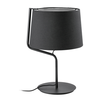 FARO BARCELONA Lampe de table en m&eacute;tal noir Berni - 