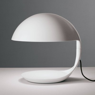 MARTINELLI LUCE Lampe de table LED COBRA blanc H40 x &Oslash;40 cm Blanc 