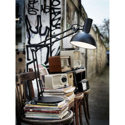 DFTP Lampe de table noire ARKI 52 Cm