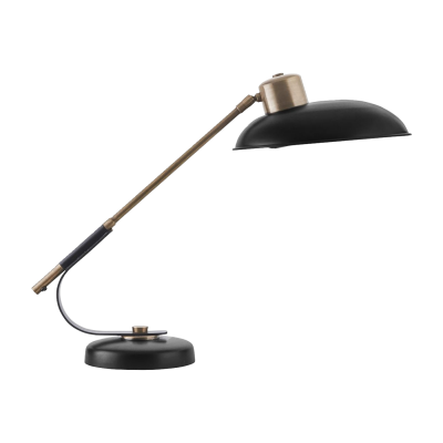 HOUSE DOCTOR Lampe de table noire et dor&eacute;e Art Deco - 