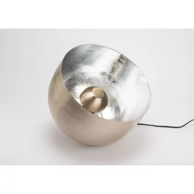 AMADEUS Lampe De Table Samuel Argent Grand Mod&egrave;le E27 25w