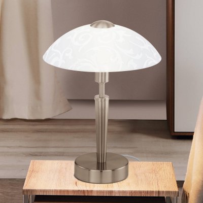 EGLO Lampe de table solo nickel-mat, E14 max. 1X60W - 