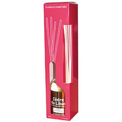 LAMPE DU PARFUMEUR  Brins de parfum bambou 100ml c&egrave;dre du Liban