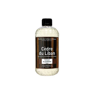 LAMPE DU PARFUMEUR  - Recharge lampe &agrave; parfum 500 mL - c&egrave;dre du liban