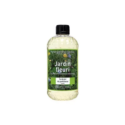 LAMPE DU PARFUMEUR  recharge p/lampe 500ml jardin fleuri
