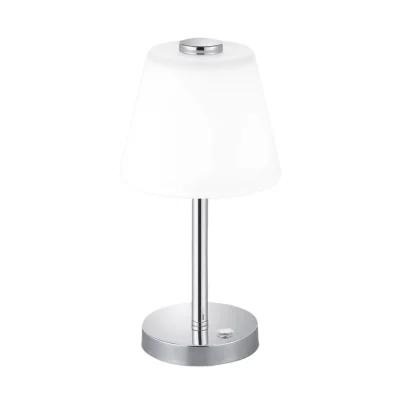 TRIO Lampe Emerald Chrom&eacute; 1x4W smd led - Gris