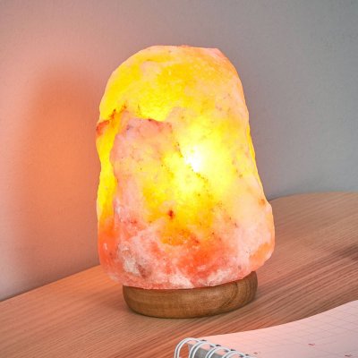 WAGNER LIFE Lampe en Cristal de Sel d'Himalaya de 2 &agrave; 3 Zen Arome