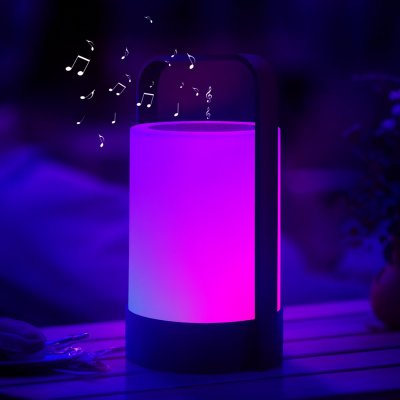 LUMISKY Lampe enceinte bluetooth multicolore NINA PLAY H22cm
