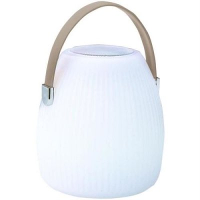 LUMISKY Lampe enceinte bluetooth sans fil MINI MAY PLAY H23 cm LED et dimmable 