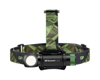 GP BATTERIES Lampe frontale GP Fontale Rechargeable 600 Lumens CH35 Multicolore GP