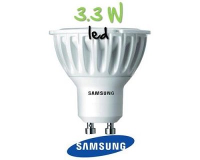 GENERIQUE Lampe LED 3,3W GU10 blanc chaud 40&deg; 